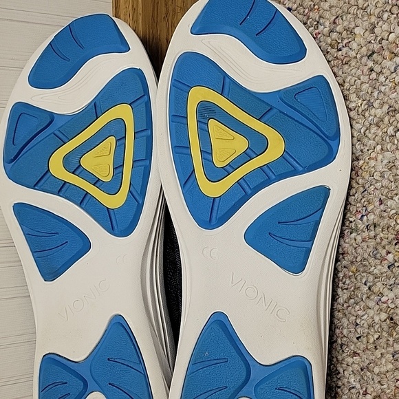 Vionic Women's Agile Hydra Slip On Shoes Blue Fabric Sz 11 - Picture 4 of 6